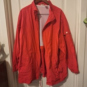 Cherokee Red Windbreaker Jacket Women's Size 2X